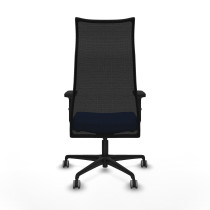 Albacete malla sincro malla negra bali azul brazos 2D base nailon ruedas 65mm engomadas