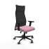 Albacete malla sincro malla negra bali rosa brazos 2D base nailon ruedas 65mm engomadas