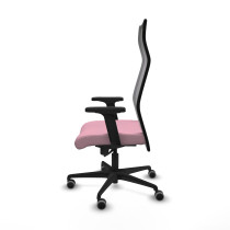 Albacete malla sincro malla negra bali rosa brazos 2D base nailon ruedas 65mm engomadas