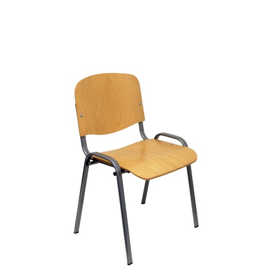 Pack 4 sillas Iso wood madera haya