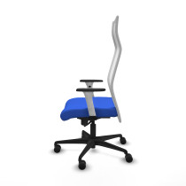 Albacete malla sincro malla blanca bali azul brazos blancos base nailon ruedas 65 mm nailon
