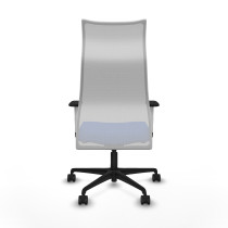 Albacete malla sincro malla blanca bali azul brazos blancos base nailon ruedas 65 mm nailon