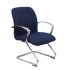 Sillón Caudete confidente patín bali azul marino