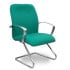 Sillón Caudete confidente patín bali verde esmeralda