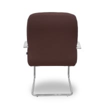 Sillón Caudete confidente patín bali marrón oscuro