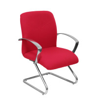 Sillón Caudete confidente patín bali rojo