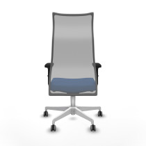 Albacete malla sincro malla gris similpiel azul brazos 2D base blanca ruedas 65mm engomadas