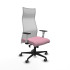 Albacete malla sincro malla blanca bali rosa brazos blancos base nailon ruedas 65mm engomadas