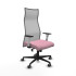 Albacete malla sincro malla gris bali rosa brazos blancos base nailon ruedas 65mm engomadas