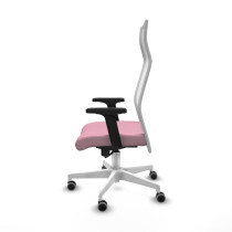 Albacete malla sincro malla blanca bali rosa brazos 2D base blanca ruedas 65mm engomadas