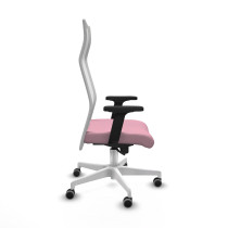 Albacete malla sincro malla blanca bali rosa brazos 2D base blanca ruedas 65mm engomadas