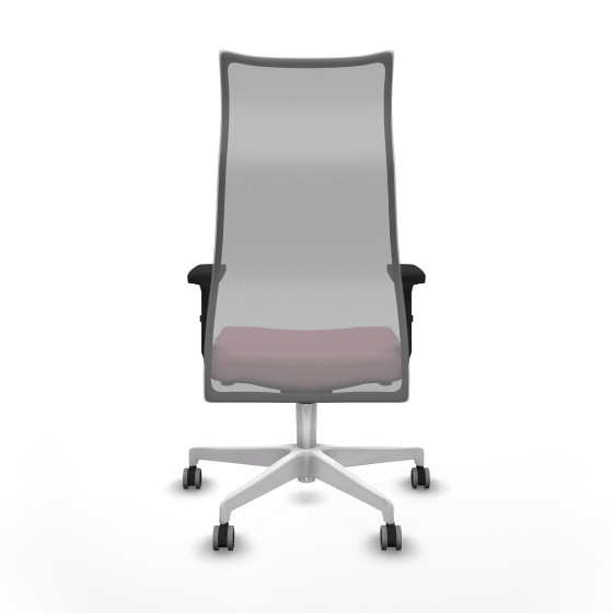 Albacete malla sincro malla gris bali rosa brazos 2D base blanca ruedas 65mm engomadas