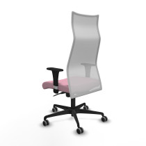 Albacete malla sincro malla blanca bali rosa brazos 1D base nailon ruedas 65mm engomadas