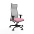 Albacete malla sincro malla gris bali rosa brazos 1D base nailon ruedas 65mm engomadas