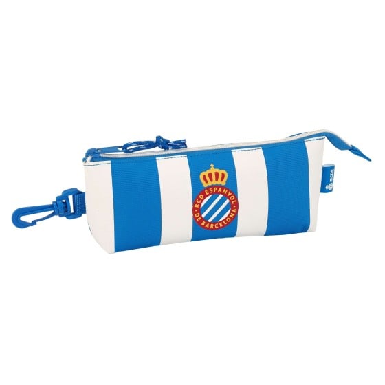 Portatodo Escolar RCD ESPANYOL Triangular 20 x 8,5 x 5 cm.