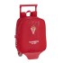 Mochila Escolar SPORTING GIJON Con Carro 22 x 28 x 10 cm.