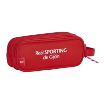 Portatodo Escolar SPORTING GIJON Doble 21 x 8 x 6 cm.