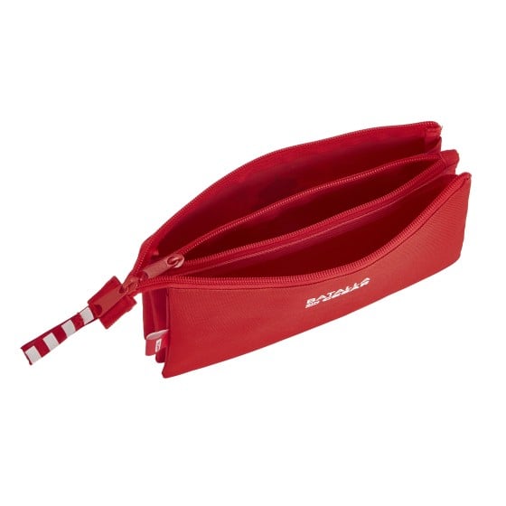 Portatodo Escolar SPORTING GIJON Triple 22 x 12 x 3 cm.