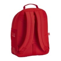 Mochila Escolar SPORTING GIJON Adaptable 32 x 42 x 15 cm.