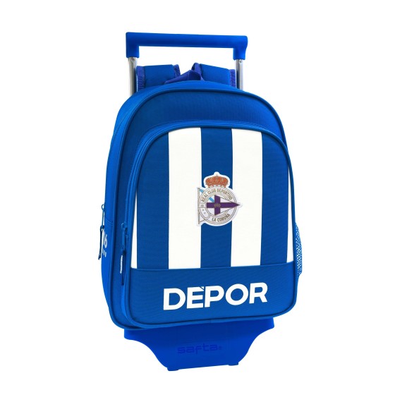 Mochila Escolar DEPORTIVO DE LA CORUÑA Con Carro 28 x 34 x 10