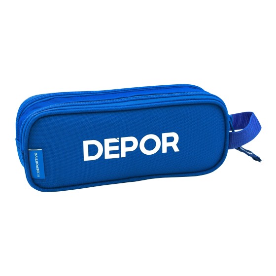Portatodo Escolar DEPORTIVO DE LA CORUÑA Doble 21 x 8 x 6 cm.