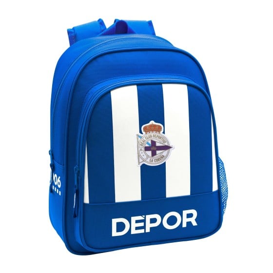 Mochila Escolar DEPORTIVO DE LA CORUÑA Infantil Adaptable 27 x