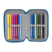 Estuche Escolar DEPORTIVO DE LA CORUÑA Doble 28 Piezas 12,5 x