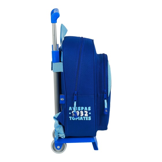Mochila Escolar REAL ZARAGOZA Con Carro 28 x 34 x 10 cm.