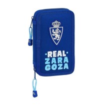 Estuche Escolar REAL ZARAGOZA Doble 28 Piezas 12,5 x 19,5 x 4