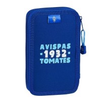 Estuche Escolar REAL ZARAGOZA Doble 28 Piezas 12,5 x 19,5 x 4