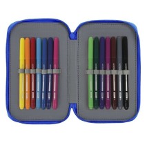 Estuche Escolar REAL ZARAGOZA Doble 28 Piezas 12,5 x 19,5 x 4