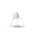 Pack 4 sillas Orgaz PVC blanco chasis blanco