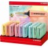 Marcador Fluorescente STABILO Boss Original Pastel Expositor x45