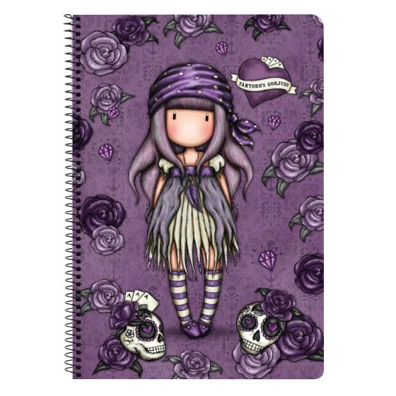 Bloc SANTORO GORJUSS Sea Nixie Folio 80 Hojas Tapa Dura 21,5 x