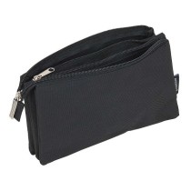 Portatodo Escolar F.C. BARCELONA Black Triple 22 x 12 x 3 cm.