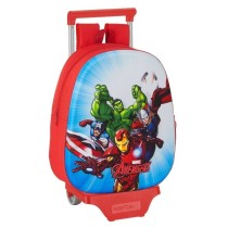 Mochila Escolar AVENGERS Con Carro 28 x 34 x 10 cm.