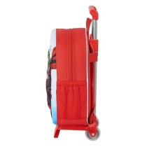 Mochila Escolar AVENGERS Con Carro 28 x 34 x 10 cm.