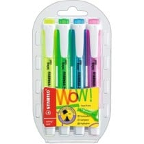 Marcador Fluorescente STABILO Swing Cool Blister x4
