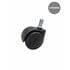 Kit de 5 ruedas de nailon de 50 mm perno 11 mm