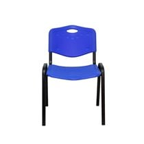Pack 2 sillas Iso plastic PVC azul