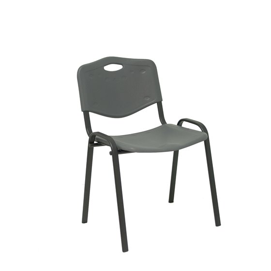 Pack 2 sillas Iso plastic PVC gris