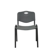 Pack 2 sillas Iso plastic PVC gris