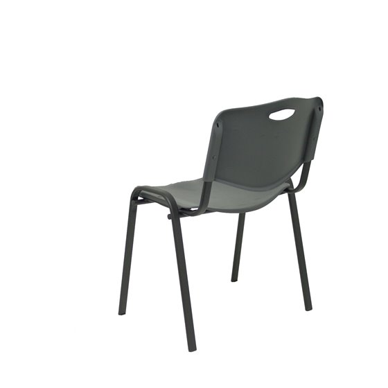 Pack 2 sillas Iso plastic PVC gris
