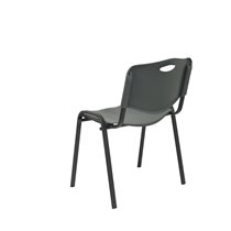 Pack 2 sillas Iso plastic PVC gris