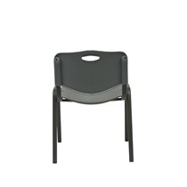 Pack 2 sillas Iso plastic PVC gris