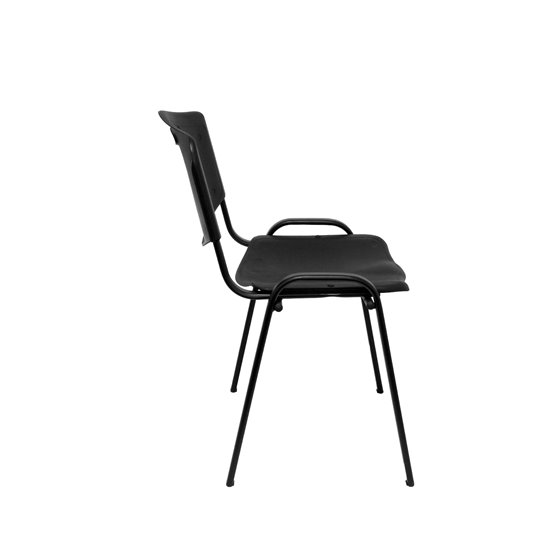 Pack 2 sillas Iso plastic PVC negro