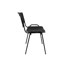 Pack 2 sillas Iso plastic PVC negro