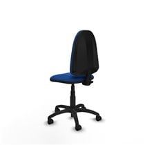 Aýna CP similpiel azul sin brazos base poliamida ruedas nailon 50mm