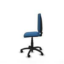 Aýna CP similpiel azul claro sin brazos base poliamida ruedas nailon 50mm
