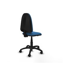 Aýna CP similpiel azul claro sin brazos base poliamida ruedas nailon 50mm